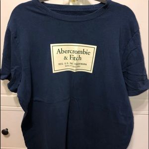 BRAND NEW NAVY TSHIRT ABERCROMBIE & FITCH